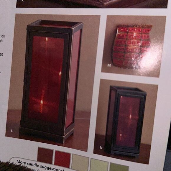 Vintage PartyLite Moroccan Spice Lantern Candle Rare Retired Antique Bronze NIB - Picture 15 of 16